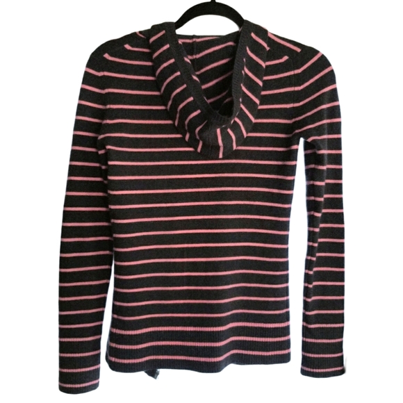 FRENCH CONNECTION FCUK Brown Pink Zip up Hoodie Size XS - Picture 3 of 6